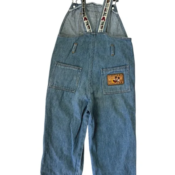 Vintage Mickey Mouse Railroad Character Overalls 4T - Picture 7 of 7